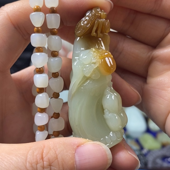 和田玉挂件未镶嵌兰**城