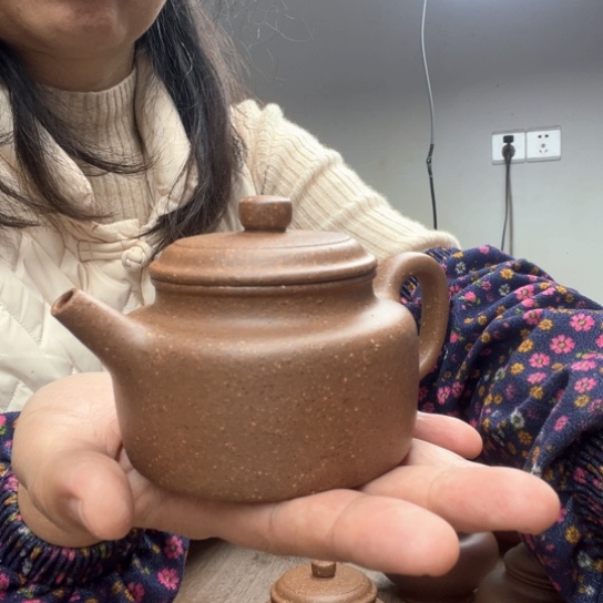 紫砂茶壶月***机五彩段泥德钟