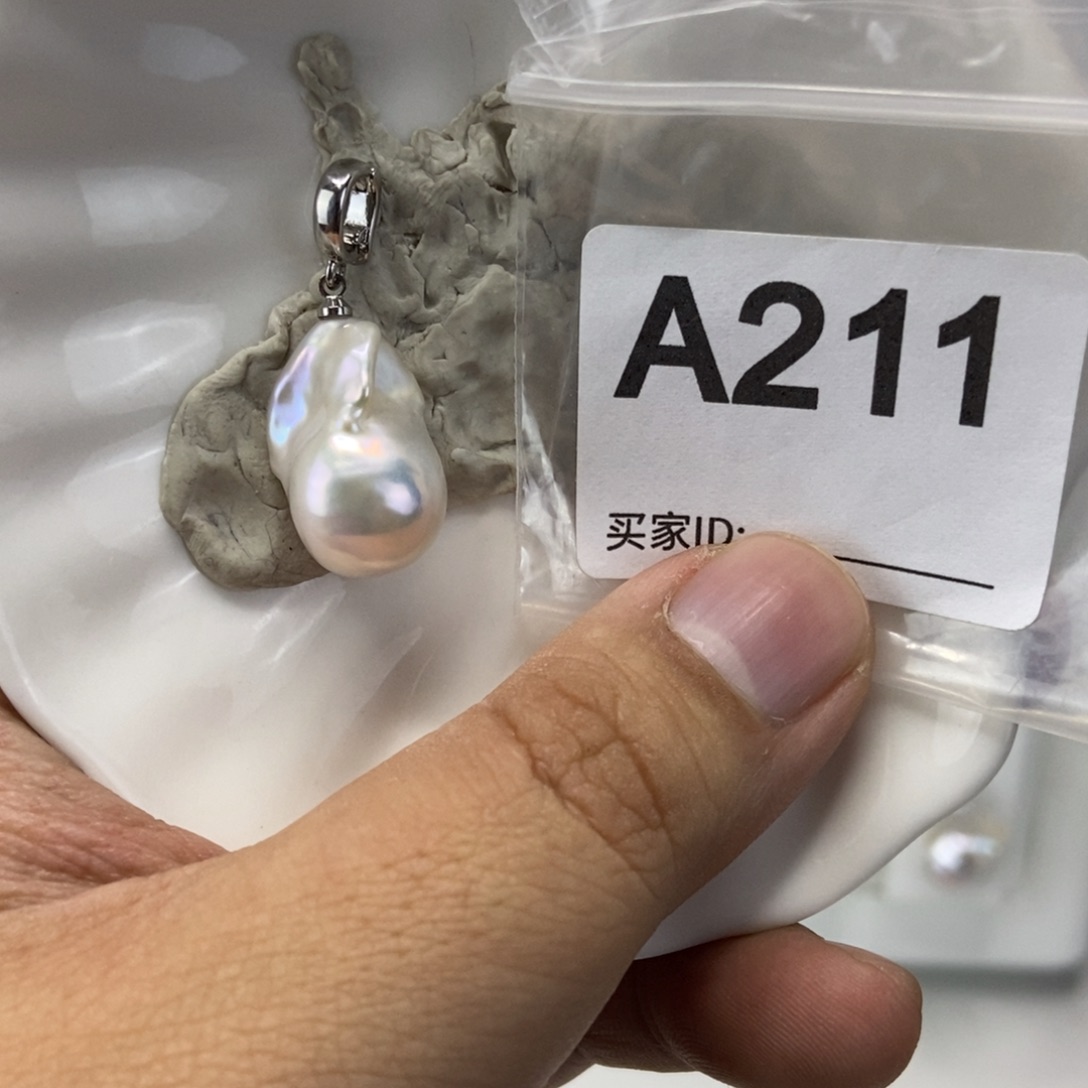 吊坠(不含链)合金淡水珍珠