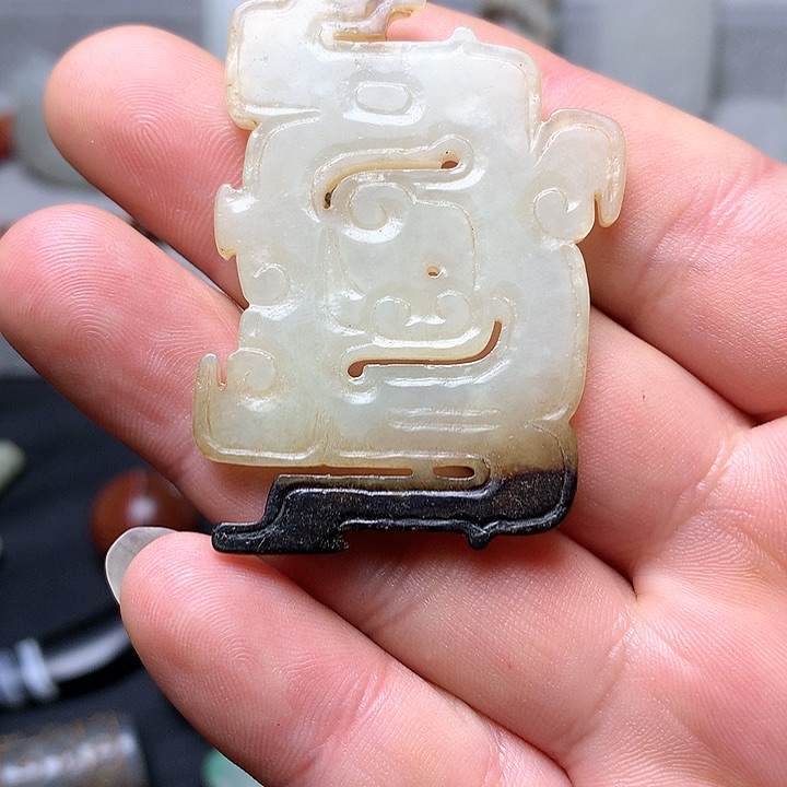 和田玉挂件未镶嵌天**客