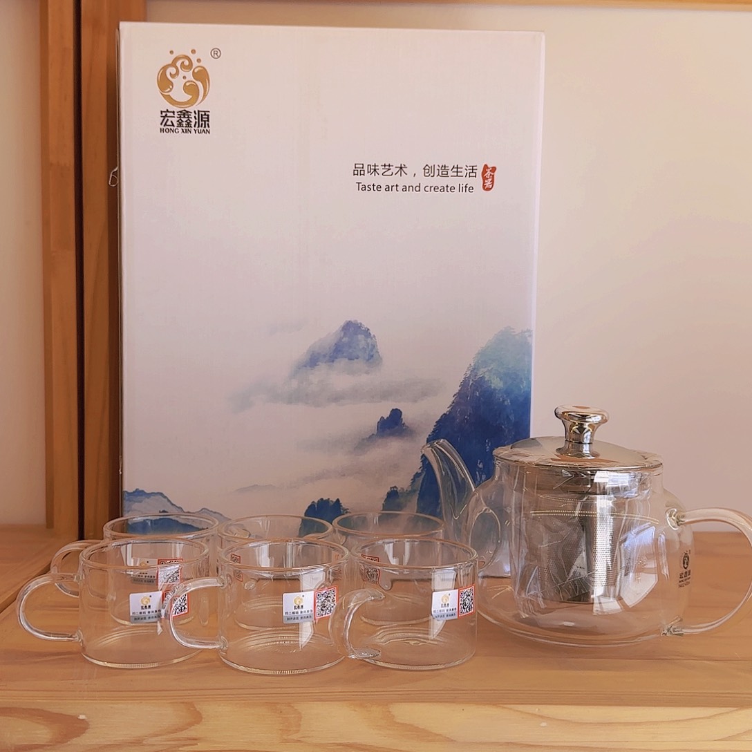 【闪购商品】高硼硅玻璃茶水分离套组C