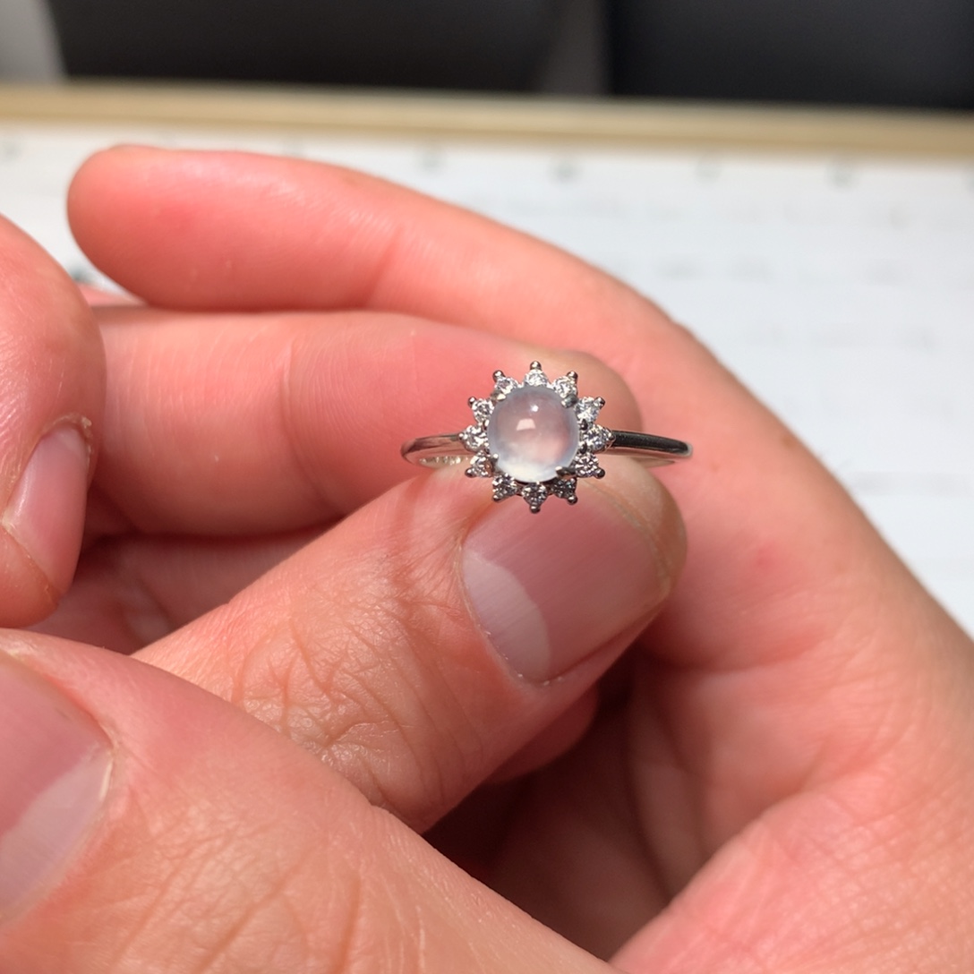 翡翠颈饰银S925镶嵌00038