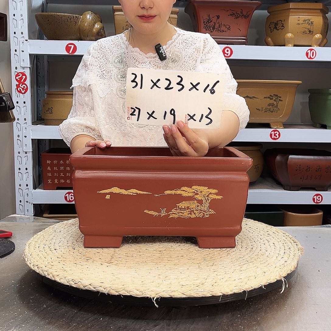 紫砂花盆紫砂花盆