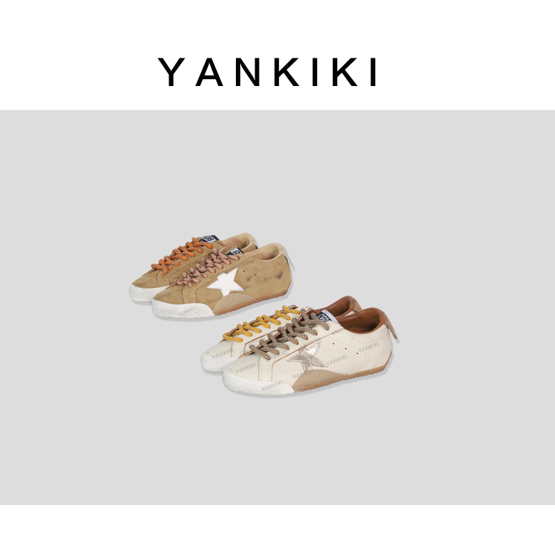 拼色星星平底鞋 YANKIKI 2025秋季新款NEW