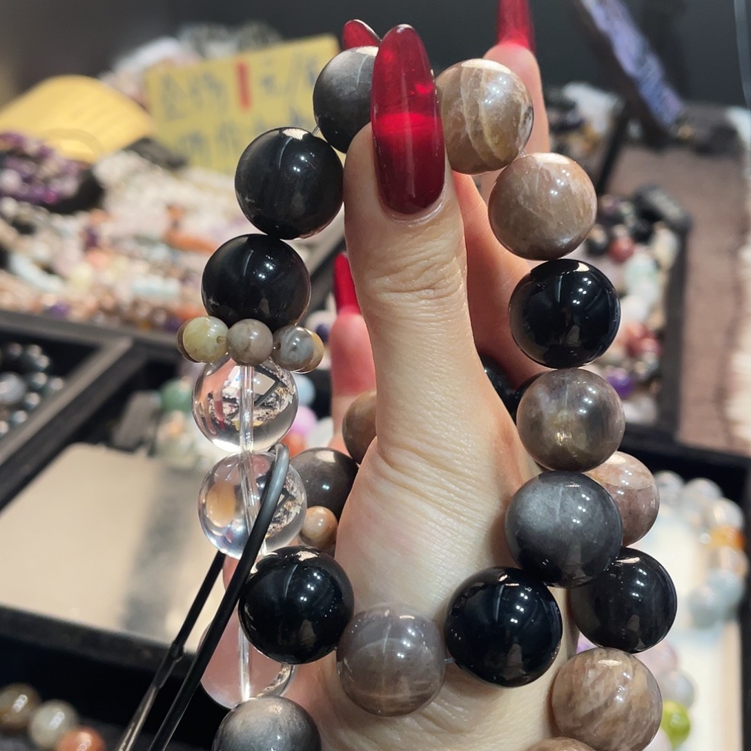 手链未镶嵌水晶骨干银耀