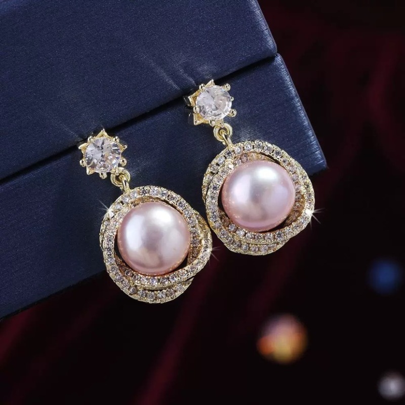 1017设计师款曼塔玫瑰耳钉