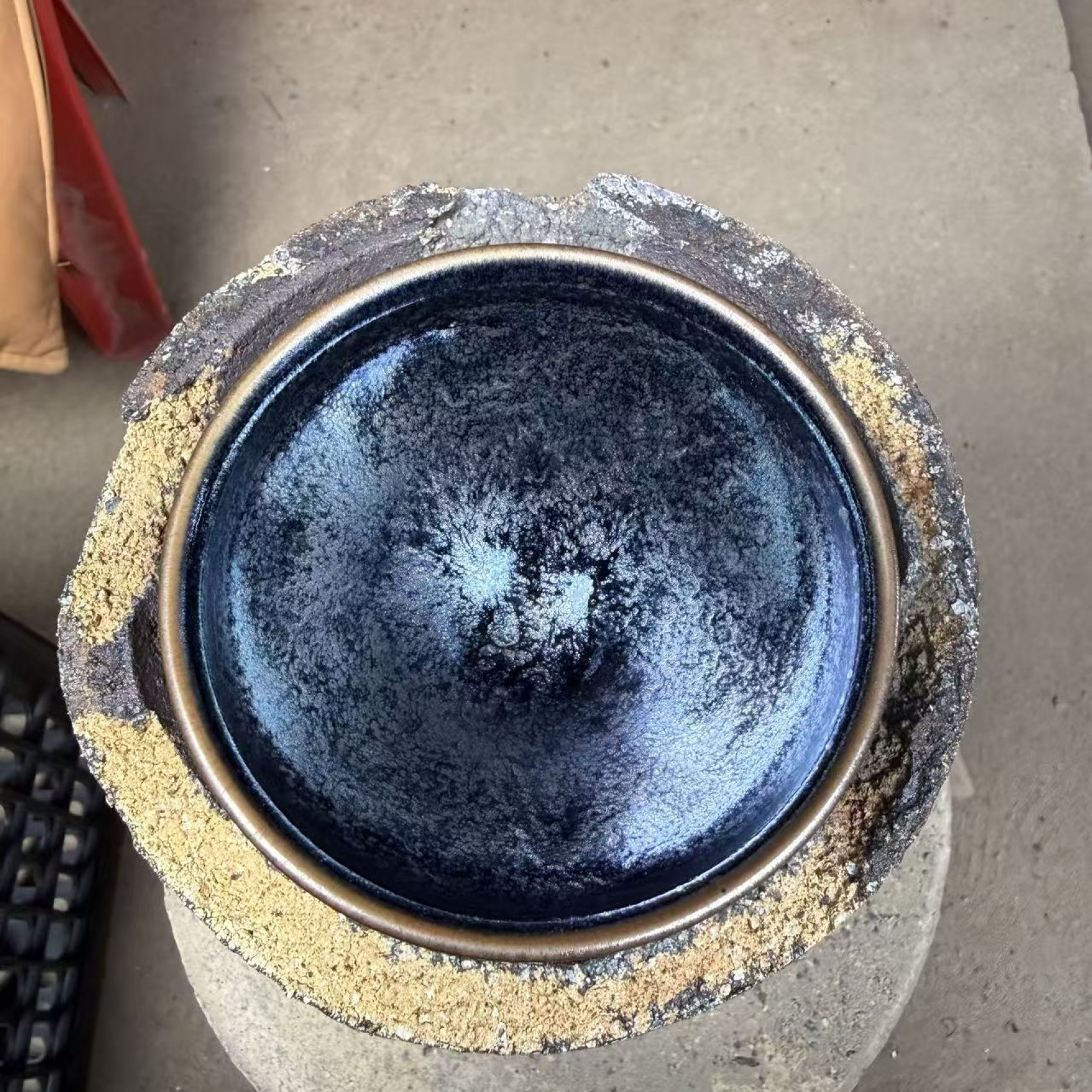 建盏主人杯【蓝云母】电烧专用茶具