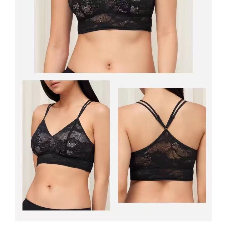 黛安零感智能蕾丝美背薄透气内衣女无钢圈文胸11R1940