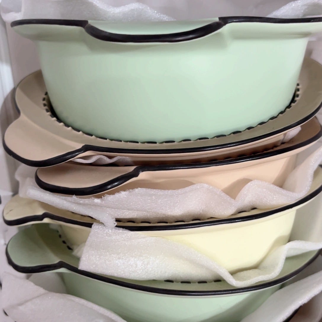 陶木兰溪双耳11寸汤盆微瑕备注颜色