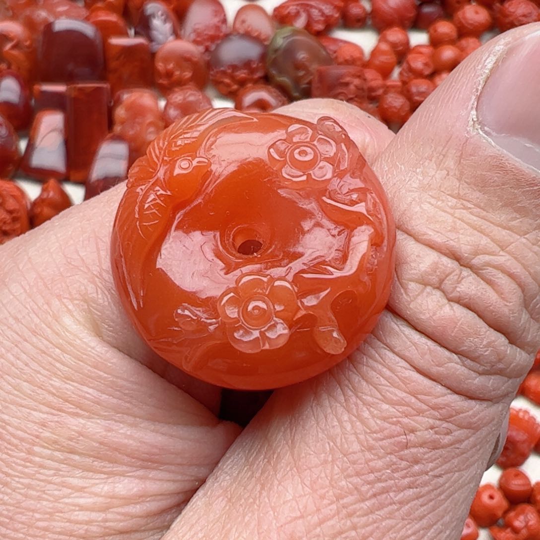 南红玛瑙配饰定制未镶嵌