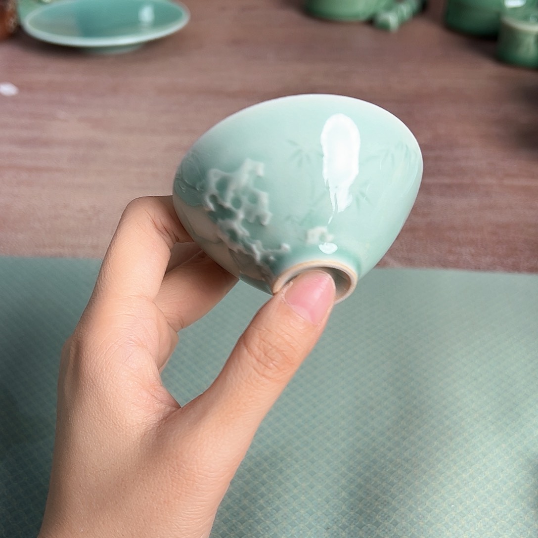 云间青瓷小米茶器龙泉