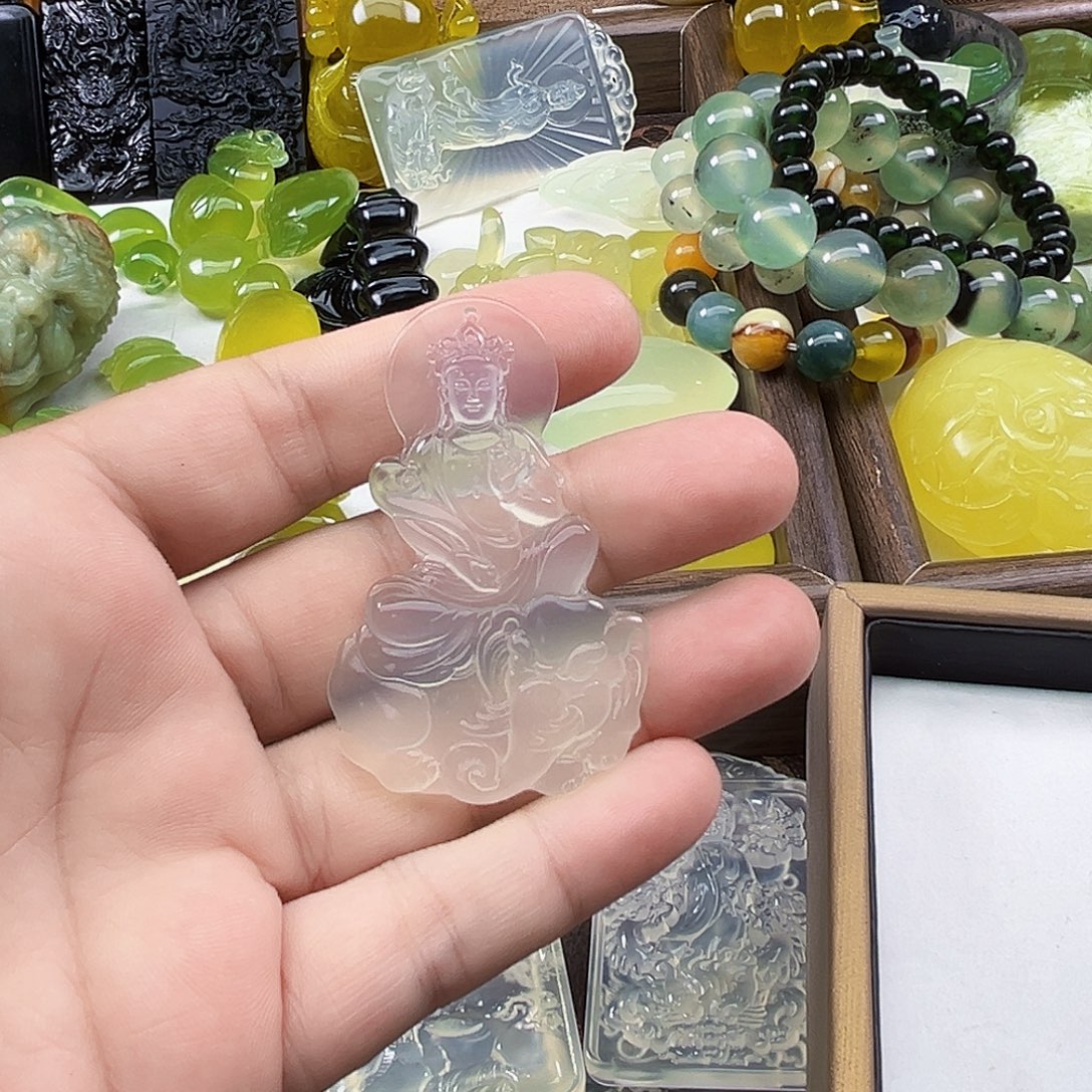 鎏***晓岫玉未镶嵌吊坠(不含链)