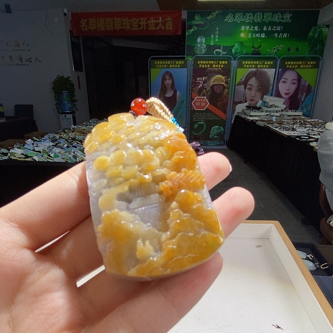 颈饰未镶嵌翡翠翡翠