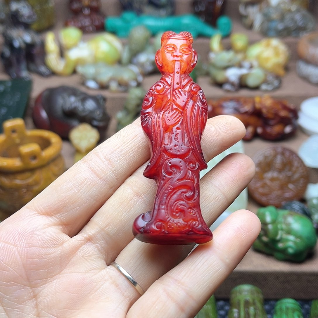 白玉菩提吊坠115。。