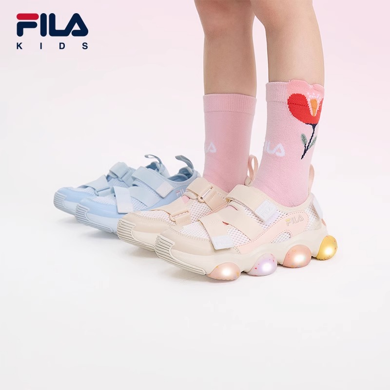 【斐乐儿童】2025夏季仙女风百搭潮流舒适可爱小童凉鞋K14G523807