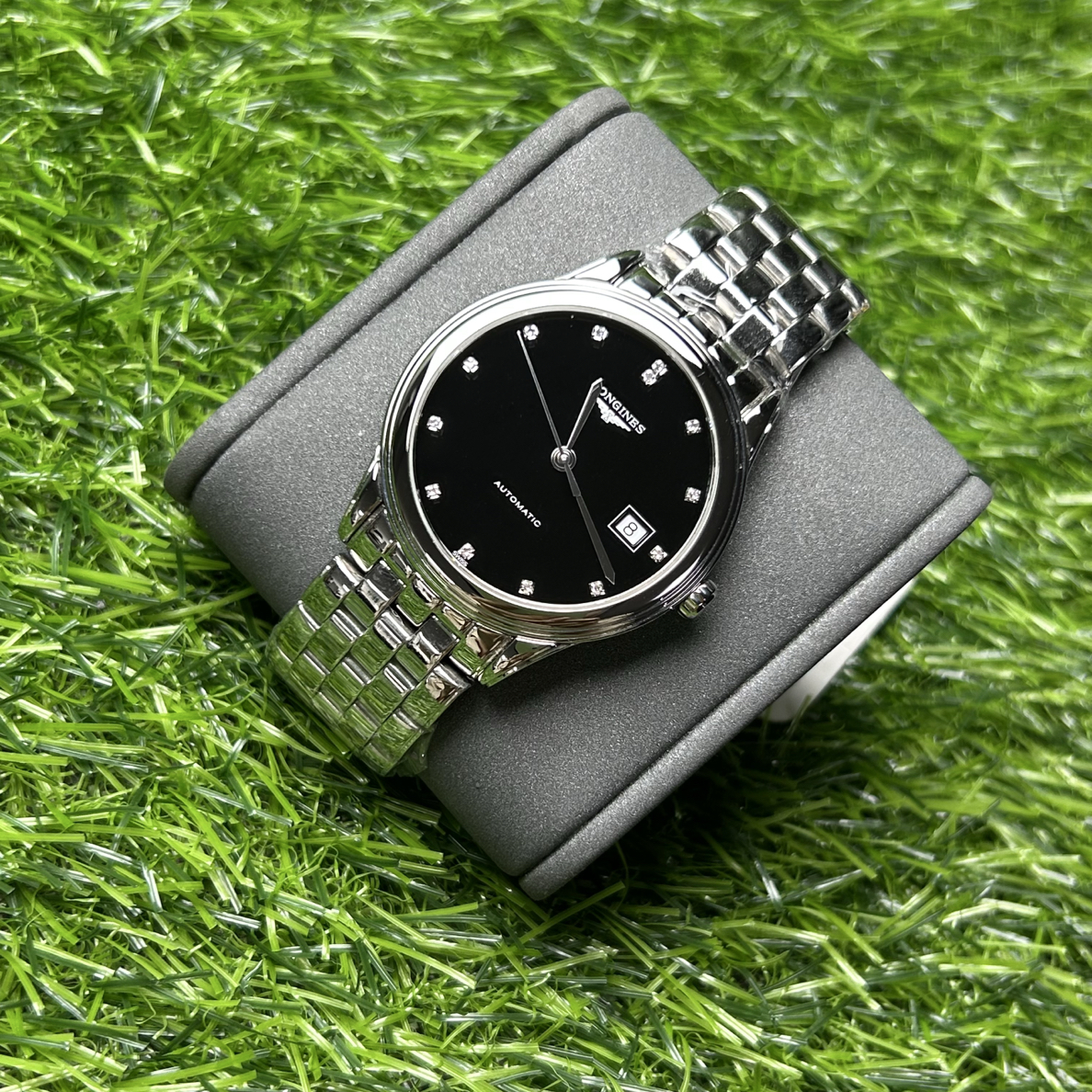 95新 Longines/浪琴1 浪琴军旗自动机械表径38.5