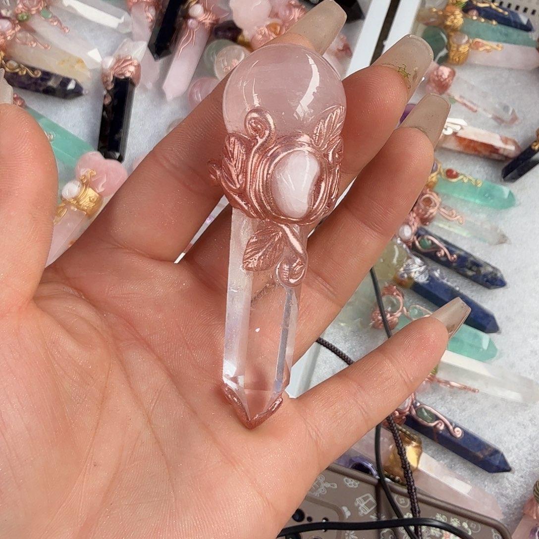 烟晶手链未镶嵌粉