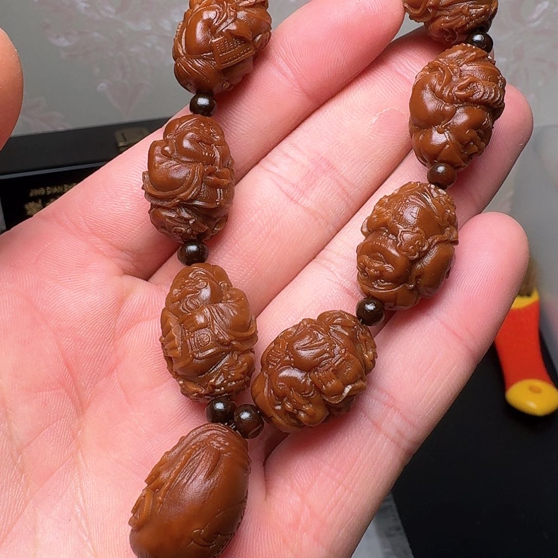 橄榄核手串感觉好