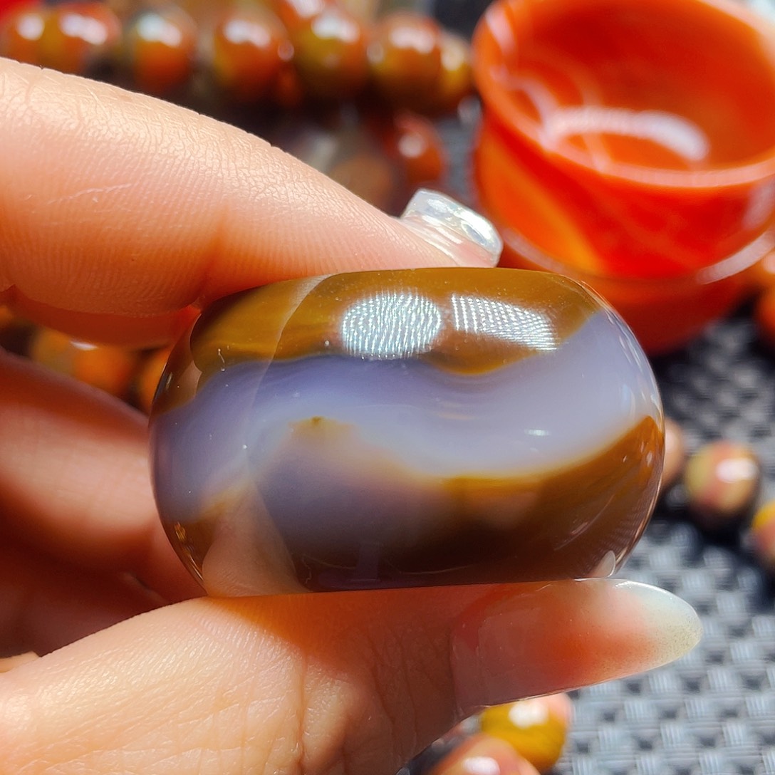 玛瑙/玉髓扳指未镶嵌