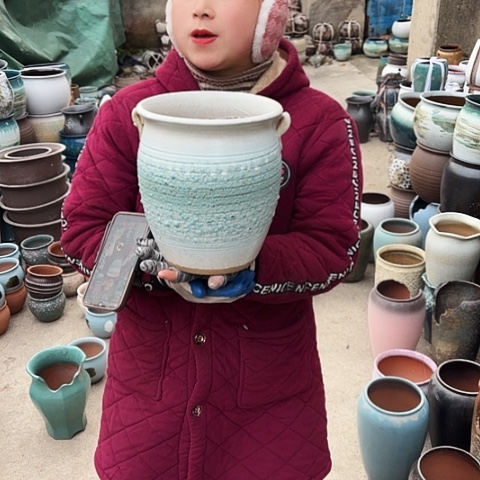 口20高24瑕疵盆子 