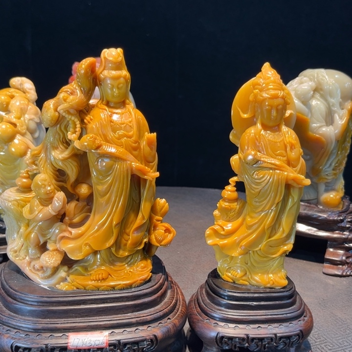 寿山石夜*寿山石摆件