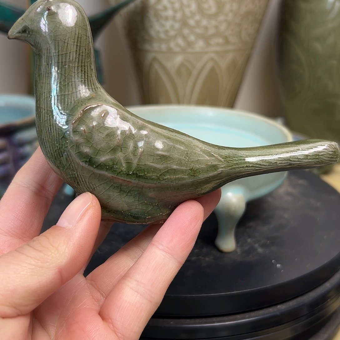 摆件临汝窑摆件完整