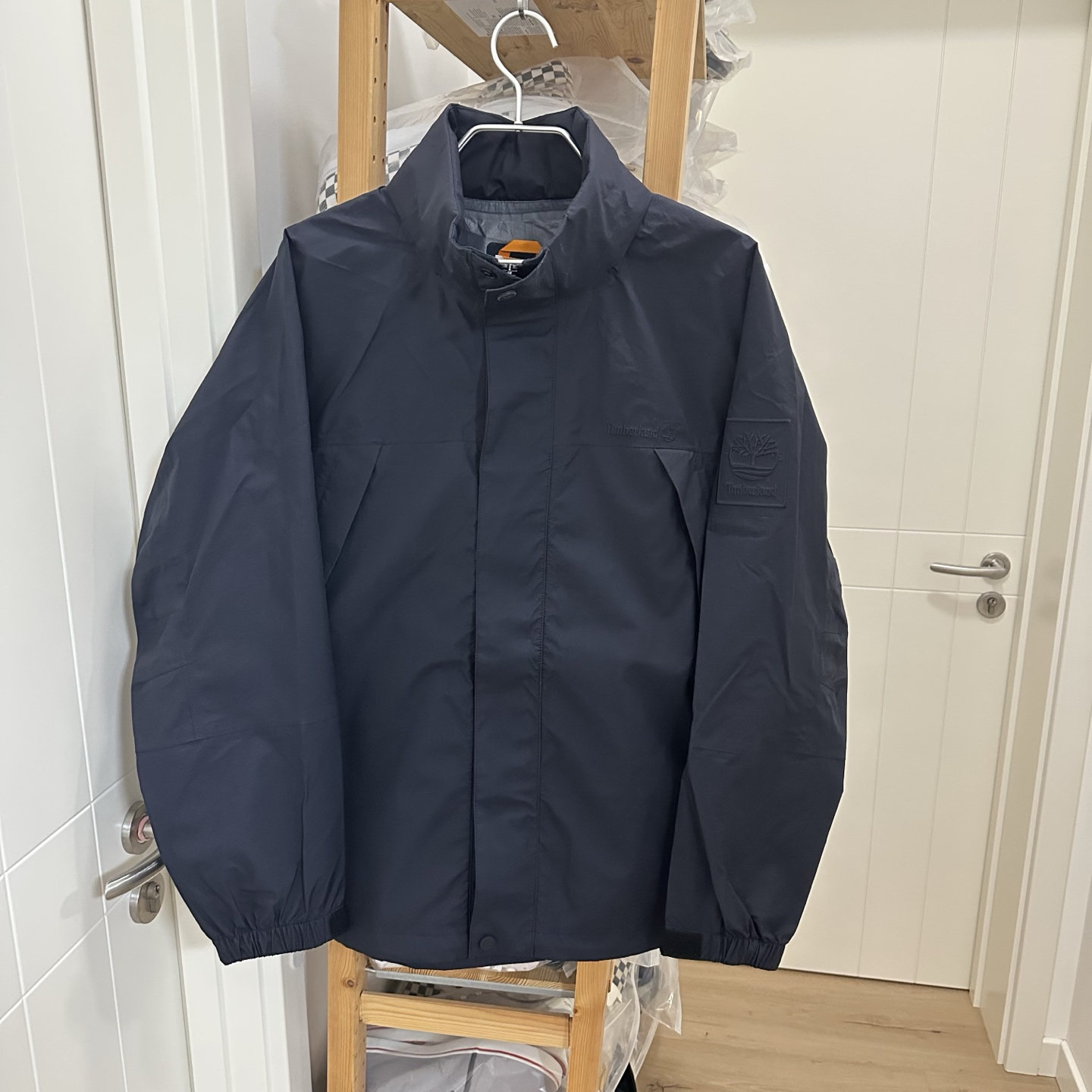 正品Timberland/添柏岚 男户外休闲夹克外套 M码 深蓝色 A6R8R