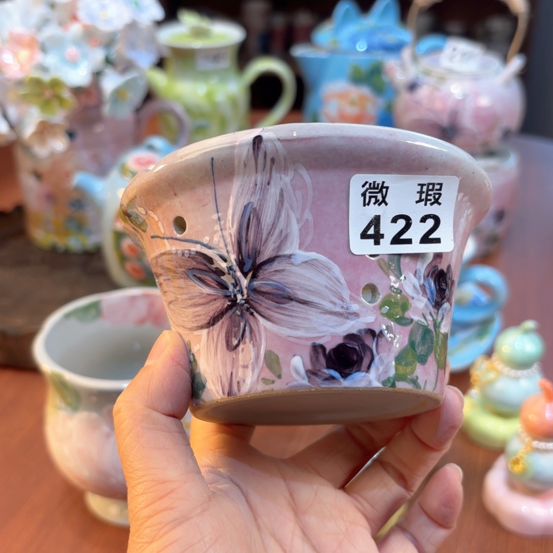景德镇手绘高温釉下彩陶瓷茶具
