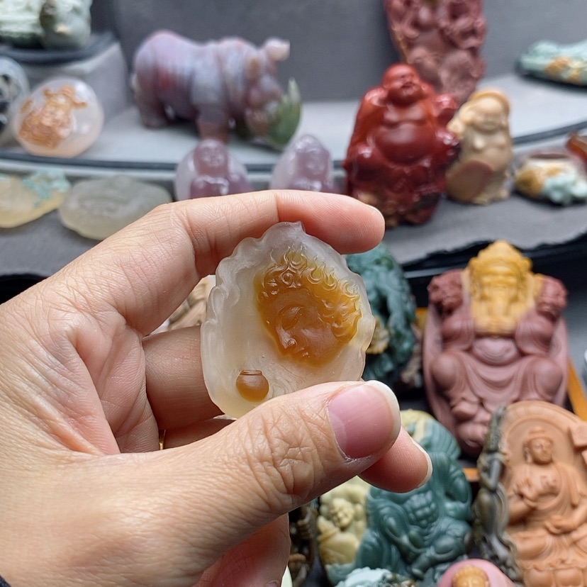 【闪购商品】未镶嵌吊坠定制玛瑙