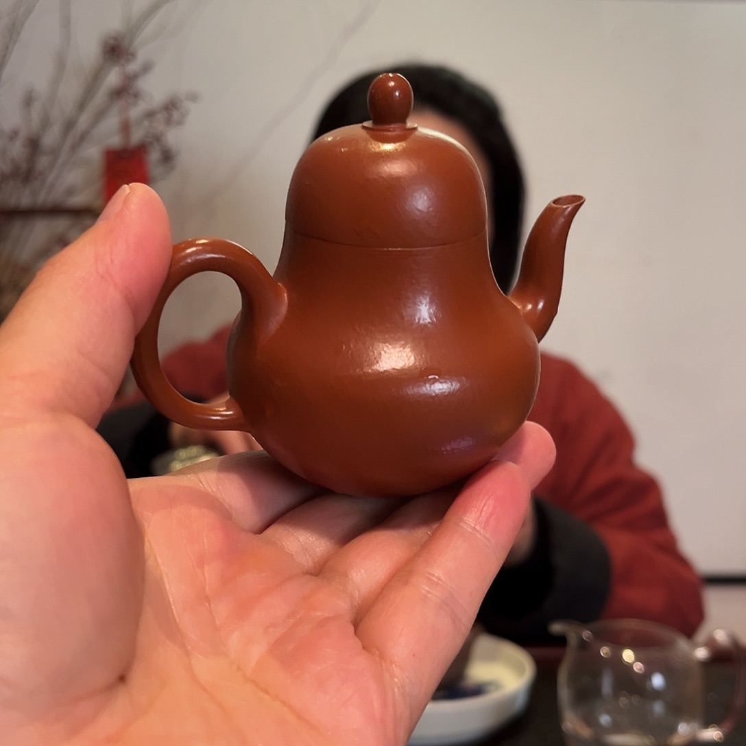 紫砂朱泥薄胎思婷壶