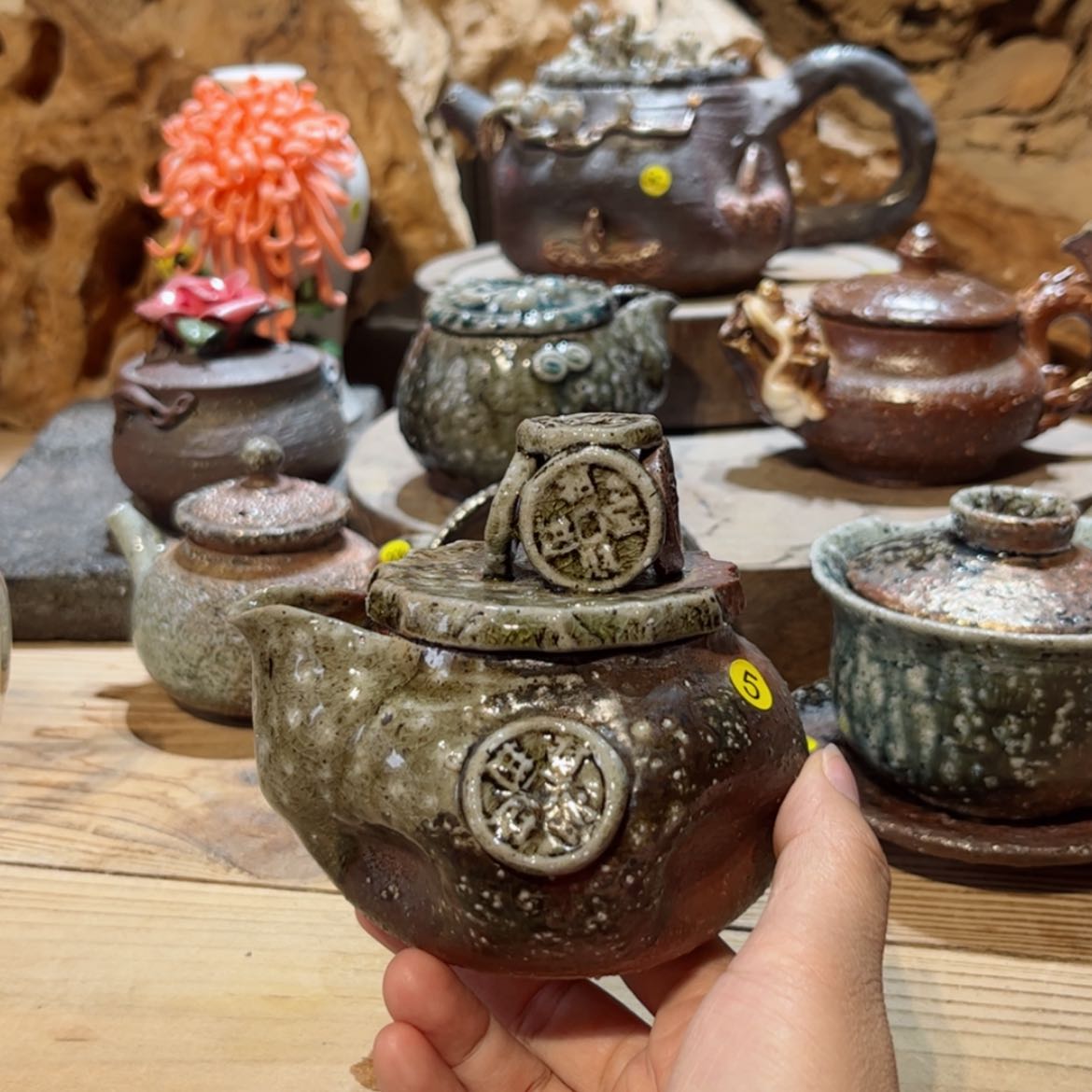 【闪购商品】柴烧茶具茶杯宝瓶5