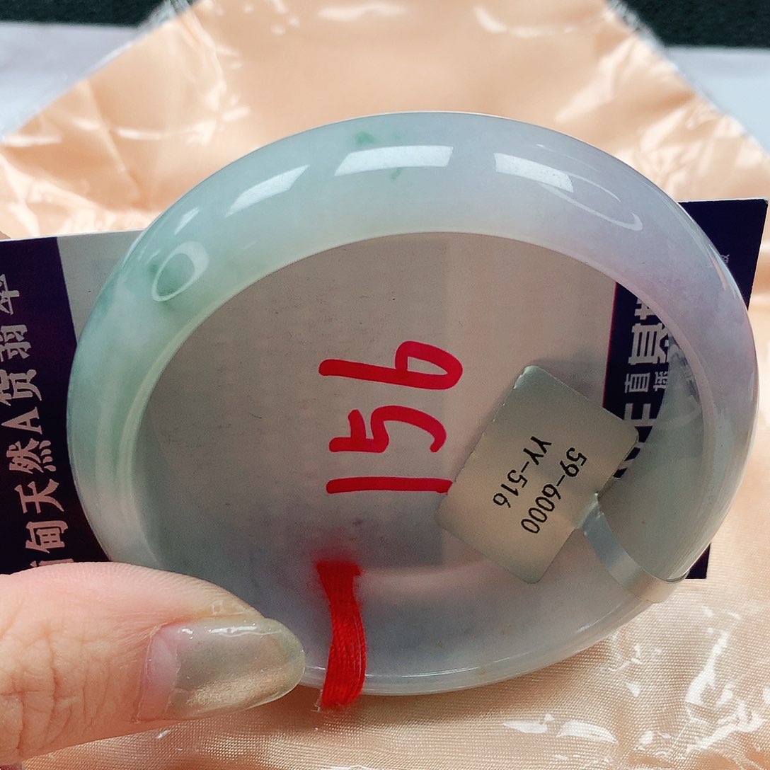 翡翠手镯未镶嵌59圈缅甸天然a货