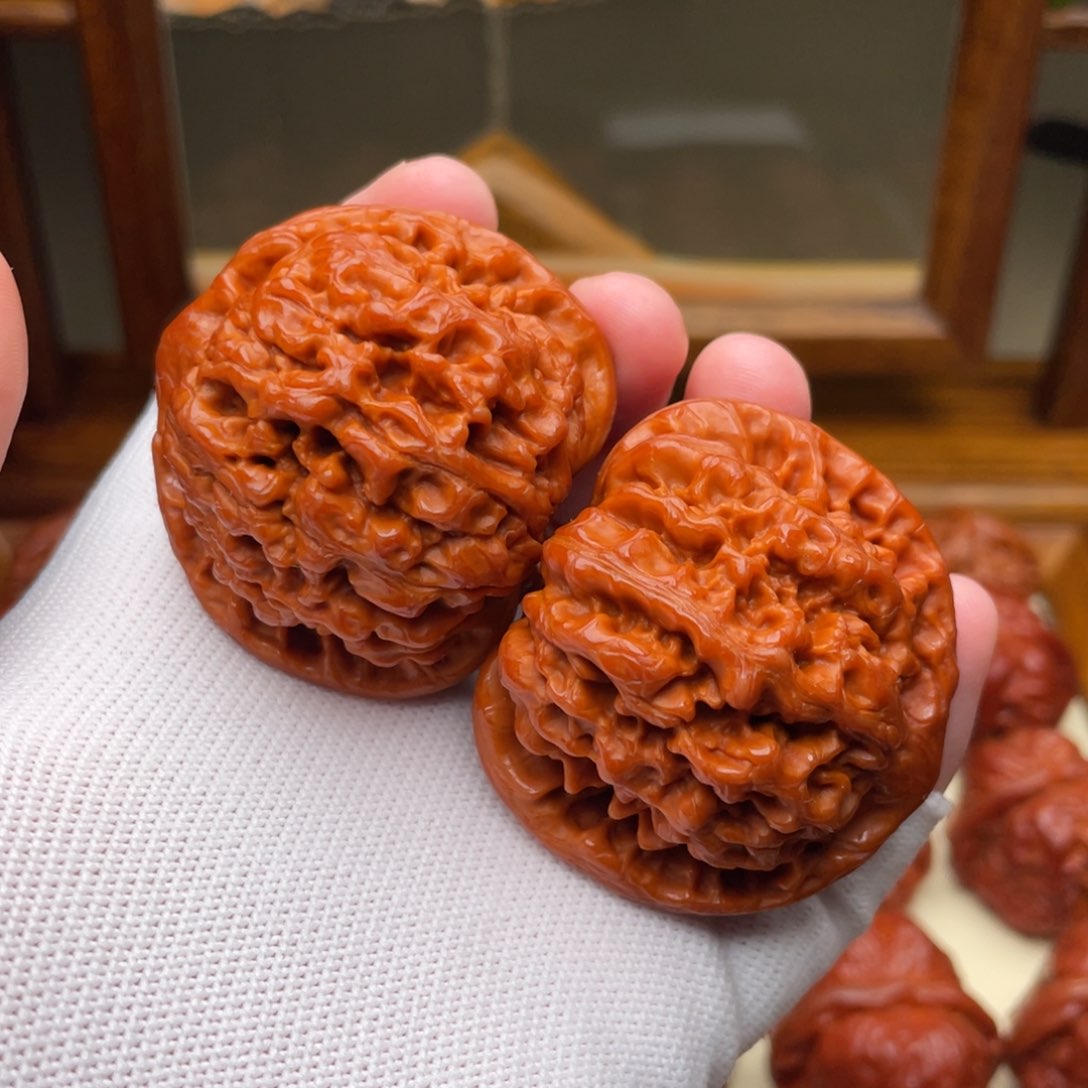 文玩核桃把件官帽49