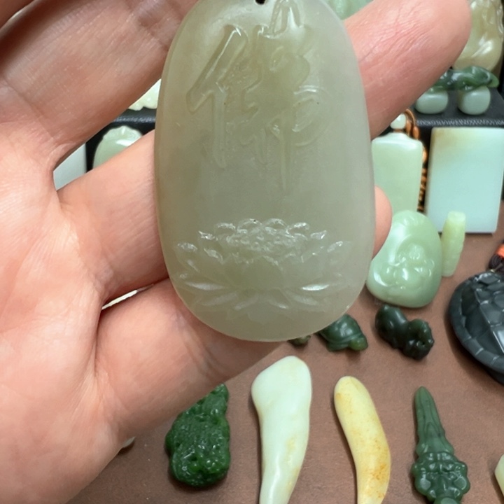 吊坠(不含链)未镶嵌和田玉