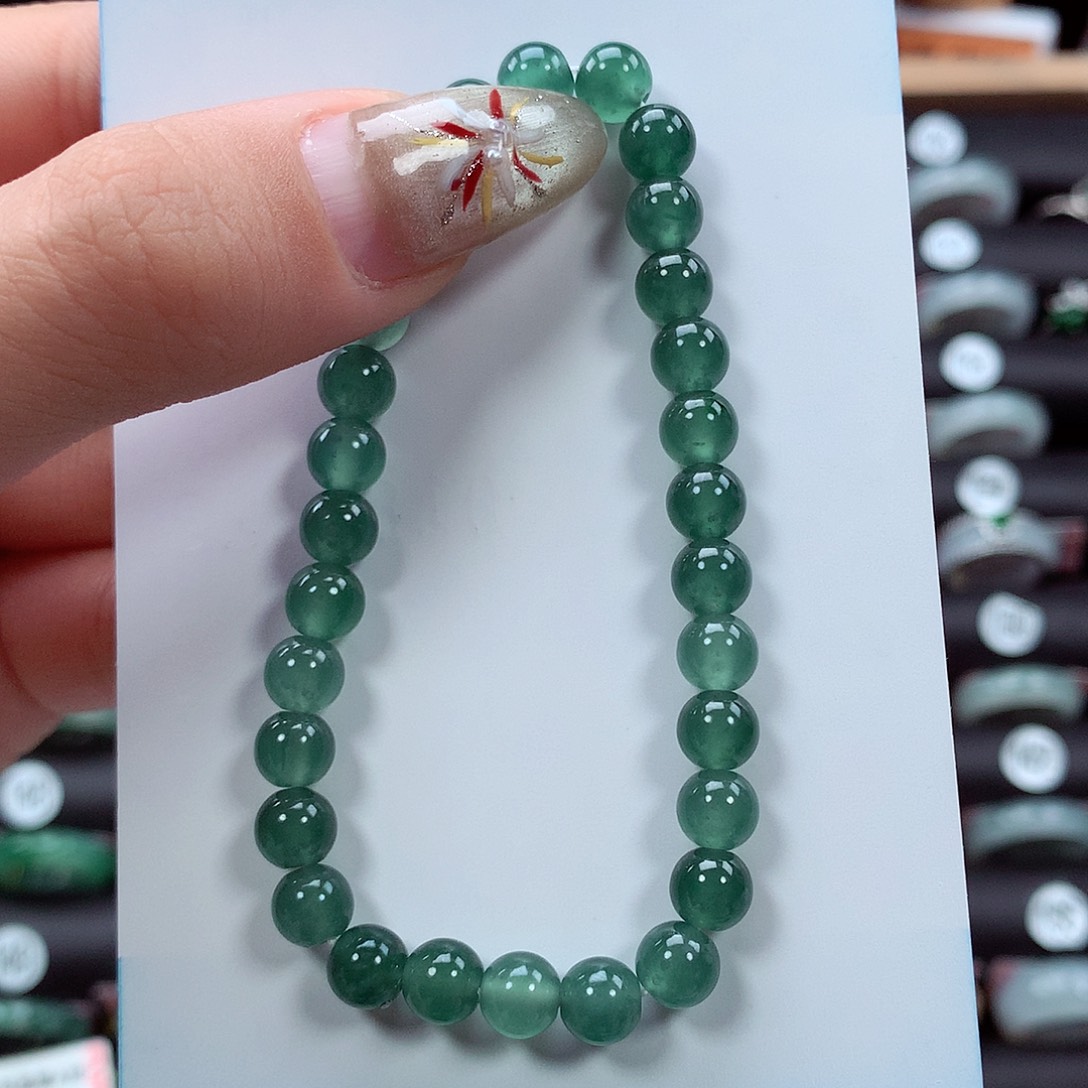 翡翠戒指未镶嵌翡翠手串