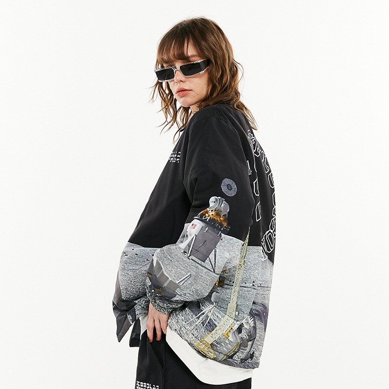 iconslab赛博朋克宇航员夹克情侣款加厚外套男上衣