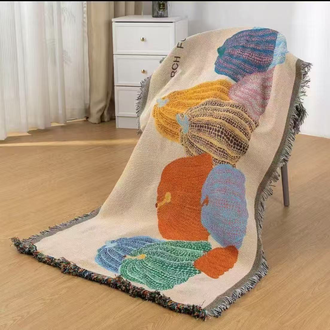 【主播联合厂家补贴】2025纯福利复古简约沙发巾防滑一片式可机洗