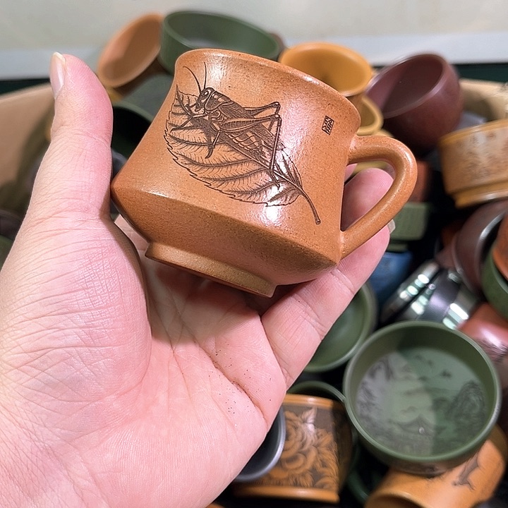 茶杯紫砂全手工紫砂主人杯