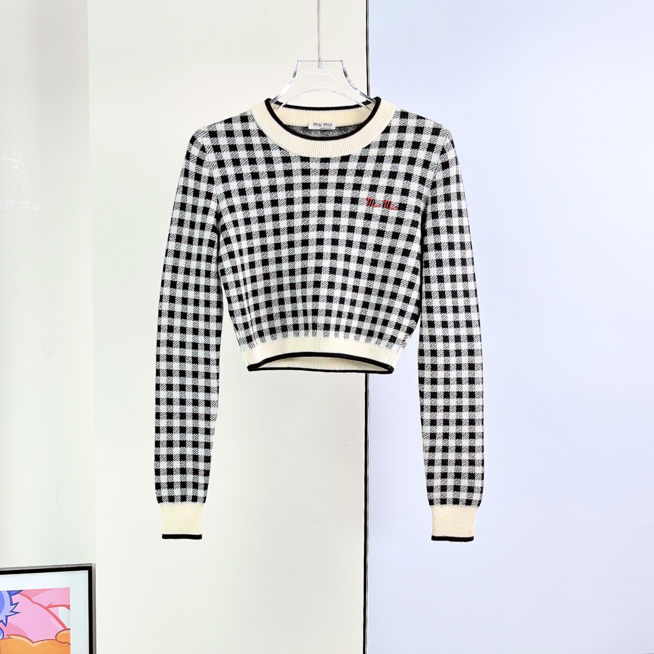 99新 MIU MIU/缪缪  99新/毛衣/38码/Xsp39559/张元英同款 