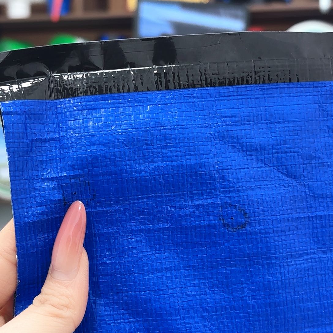 新款特价蓝色压边微喷带2.5寸9孔100米共两卷带两套铝接