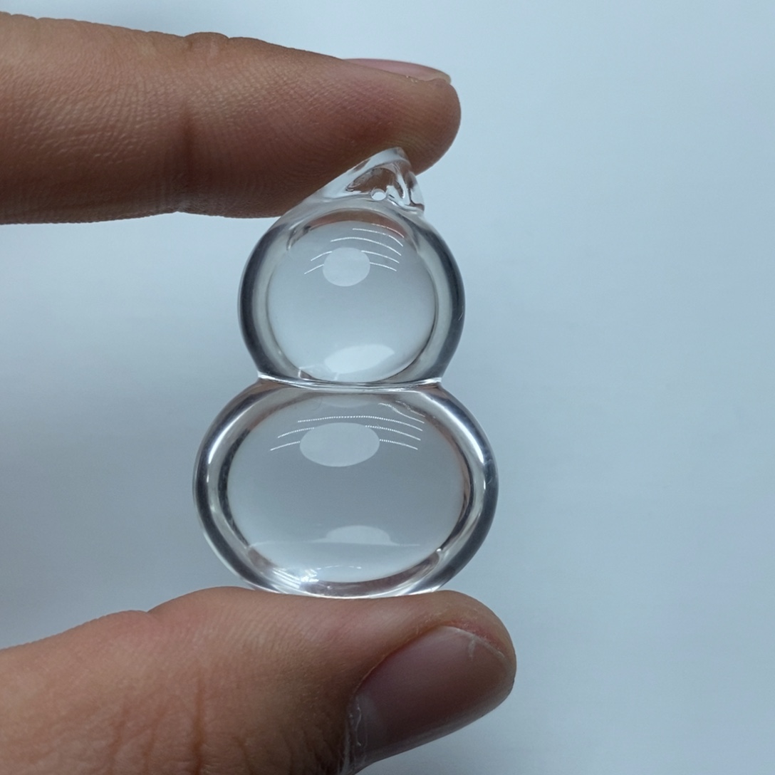 水晶颈饰未镶嵌白水晶葫芦