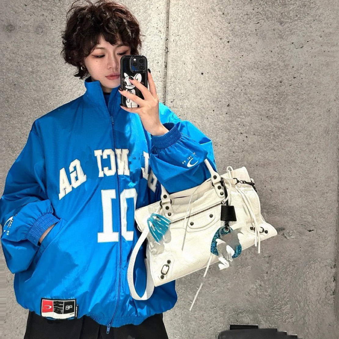 【MDX】25篮球系列01字母贴布棒球夹克情侣款棒球服外套