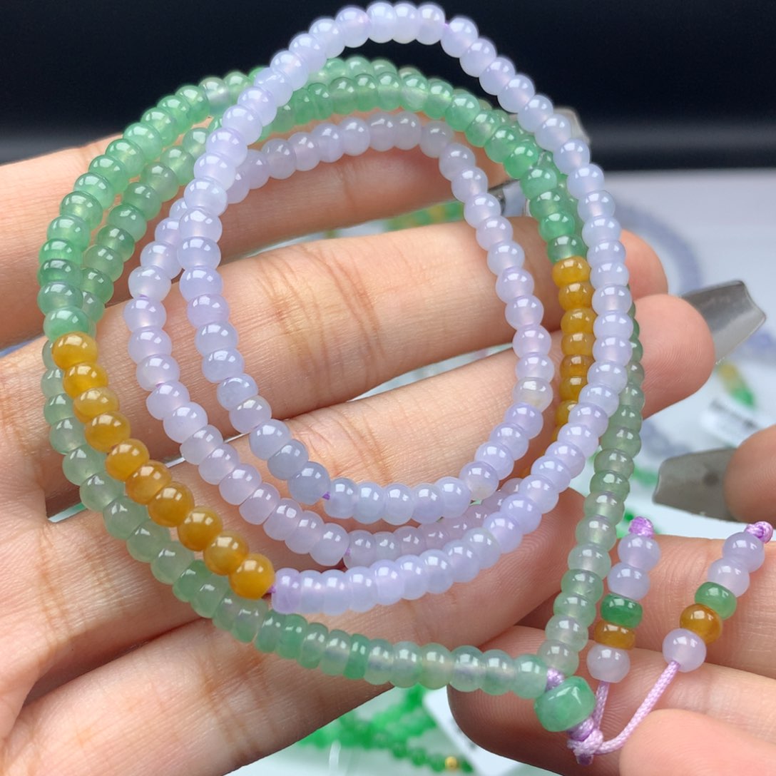 翡翠手链未镶嵌卡