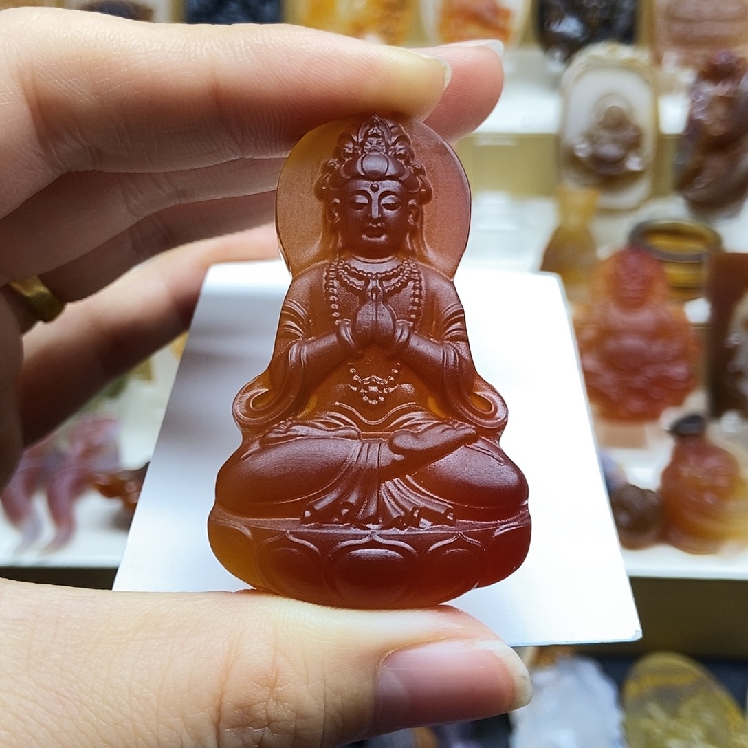 音***人玛瑙/玉髓未镶嵌颈饰