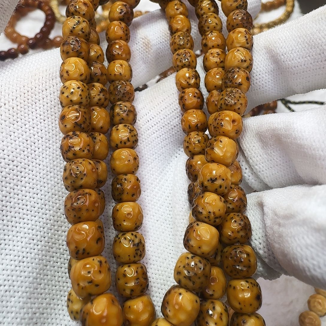 午****吊坠星月菩提76古铜月朗星稀