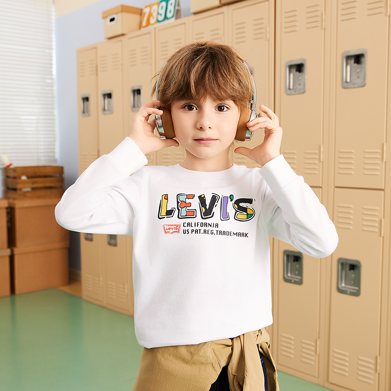 Levi's李维斯儿童童装T恤LVB-LS-P802