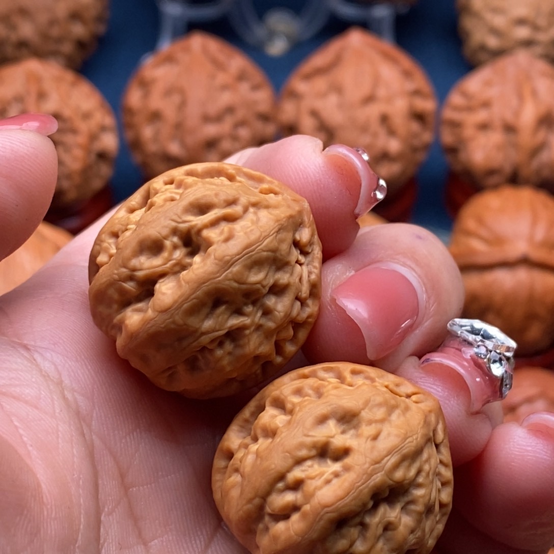 文玩核桃把件暧*_精品小手捻