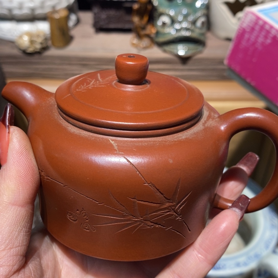 紫砂茶壶好***树密胺手绘陶瓷