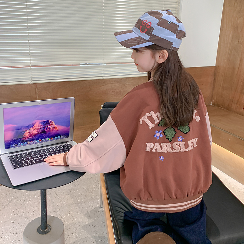 春季新款潮牌韩版洋气网红款儿童时尚WT7265 儿童外套