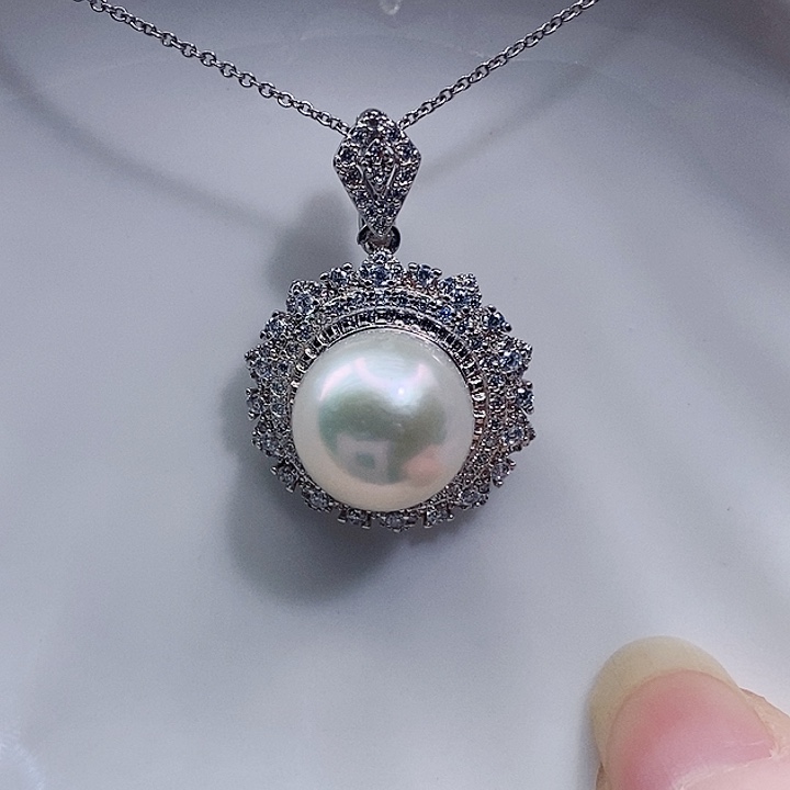 颈饰淡水珍珠未镶嵌12+A